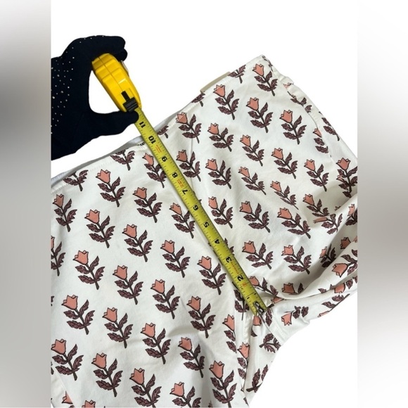 Free People Penny Pull On Printed Mid Rise Flare Jeans - Picture 9 of 12